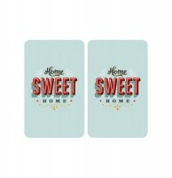 Planches à découper en verre - lot de 2 couvres plaques universels -