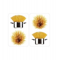 Planches à découper en verre - lot de 2 couvres plaques universels -