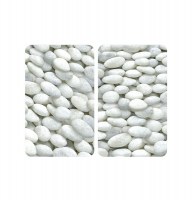 Planches à découper en verre - lot de 2 couvres plaques universels -