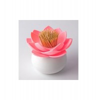 Porte cure-dents - lotus rose - qualy
