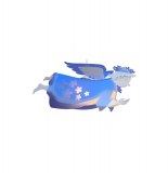 Lampe de suspension angelot - bleu - luminaire