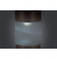 Balise solaire led - cuivre - jardin