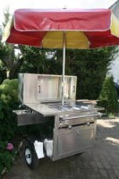 Chariot à HOT DOG Américain