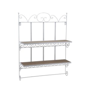 Etagère murale - 2 niveaux - blanc