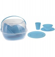 Ensemble de pique-nique - set de 30 pièces - coloris divers