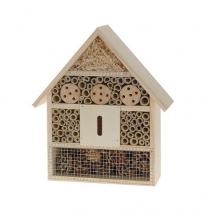 Hôtel à insectes 30 x 26 cm- bois - jardin