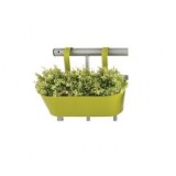Jardinière de balcon - vert - jardin
