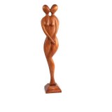Lot de 70 statuettes en bois