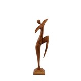 Lot de 100 statuettes en bois de suar