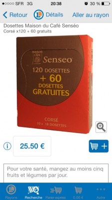 Dosettes senseo classique et corsée