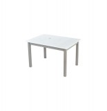 Table en bois - taupe - l 77 x l 55 x h 48 cm
