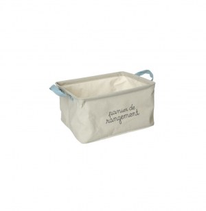 Panier de rangement - polyester - 2 anses