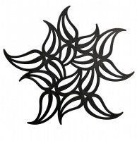 Dessous de plat flame noir - koziol