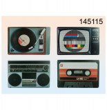 Sets de table rétro - lot de 4 - 44 x 29 cm