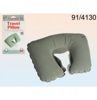 Coussin gonflable pour la nuque - 43 x 27,5 cm - accessoire de voyage