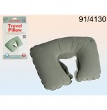 Coussin gonflable pour la nuque - 43 x 27,5 cm - accessoire de voyage