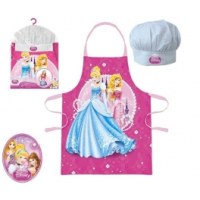 Tablier et toque - princesses disney - enfants