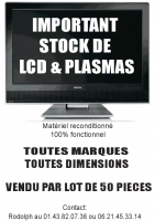 STOCK PLASMA ET LCD