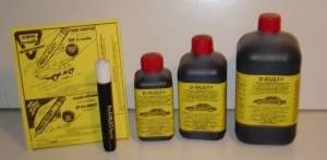 Stock traitement contre la rouille - 3 formats de conditionnement