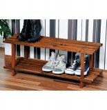 Range chaussures - marron - 2 niveaux