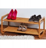 Range chaussures - bambou - 2 niveaux