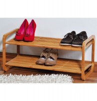 Range chaussures - bambou - 2 niveaux