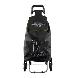 Chariot de courses - vert - le club des 5