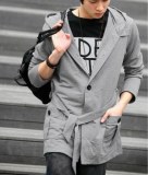 Veste manches longues à capuche Grisâtre