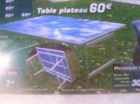 TABLE  FORAIN EN ALU