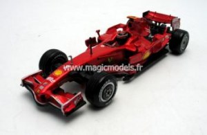 MATTEL HOTWHEELS 1/43 - FERRARI F1 RAIKONNEN 2008