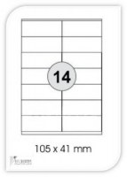 1400 ETIQUETTES AUTOCOLLANT POUR ADRESSES 105 x 41 mm