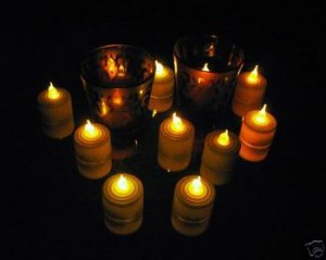 96 bougies à LED veilleuse electriqu edeco mariage