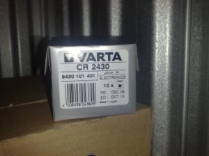 Pile  CR2430 LITHIUM