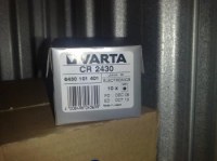 Pile  CR2430 LITHIUM