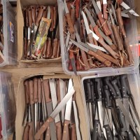 Important lot de couteaux de cuisine