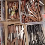 Important lot de couteaux de cuisine