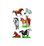 Stickers - chevaux - loisirs créatifs
