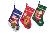 Lot de 3 Grandes Bottes de Saint Nicolas