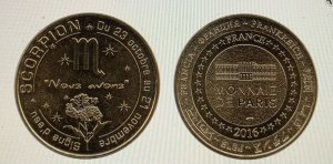 Déstockage Jetons / Médailles Touristiques Monnaie de Paris