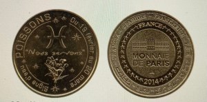 Déstockage Jetons / Médailles Touristiques Monnaie de Paris