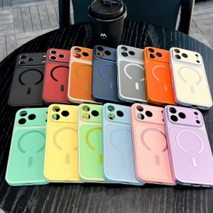 Coque MagSafe iPhone 17 Pro Max coque bonbon mate en gros coque téléphone