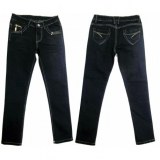 Lot Jeans "Plume dorée" 8/14 ans
