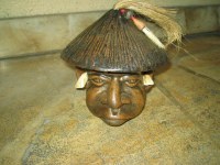 Cendrier ethnique terra cotta