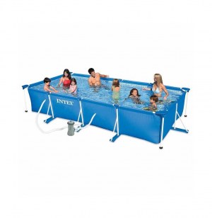 Piscine tubulaire rectangulaire - 4,50 x 2,20 x 0,84 m - intex