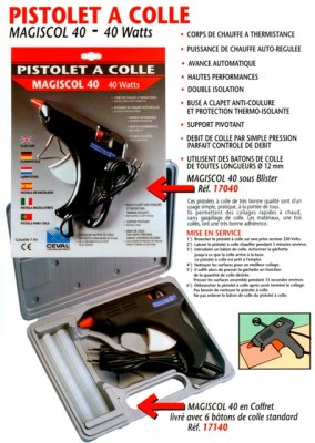 PISTOLET A COLLE