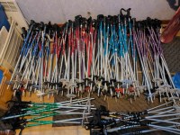 VENDS LOT DE BATONS DE SKI DE PISTE OCCASION