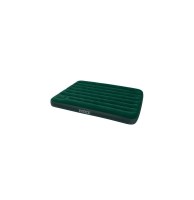 Matelas gonflable pompe intégrée - intex - 2 places - vert