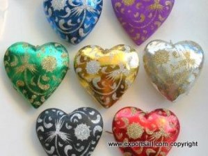 Vends lot coeurs décoratifs bois