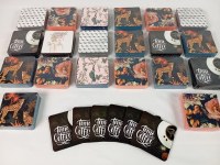 Lot 20 Paquets de 6 Sous-verres à motif ( 0.50 cts / paquet )