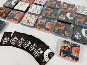 Lot 20 Paquets de 6 Sous-verres à motif ( 0.50 cts / paquet )